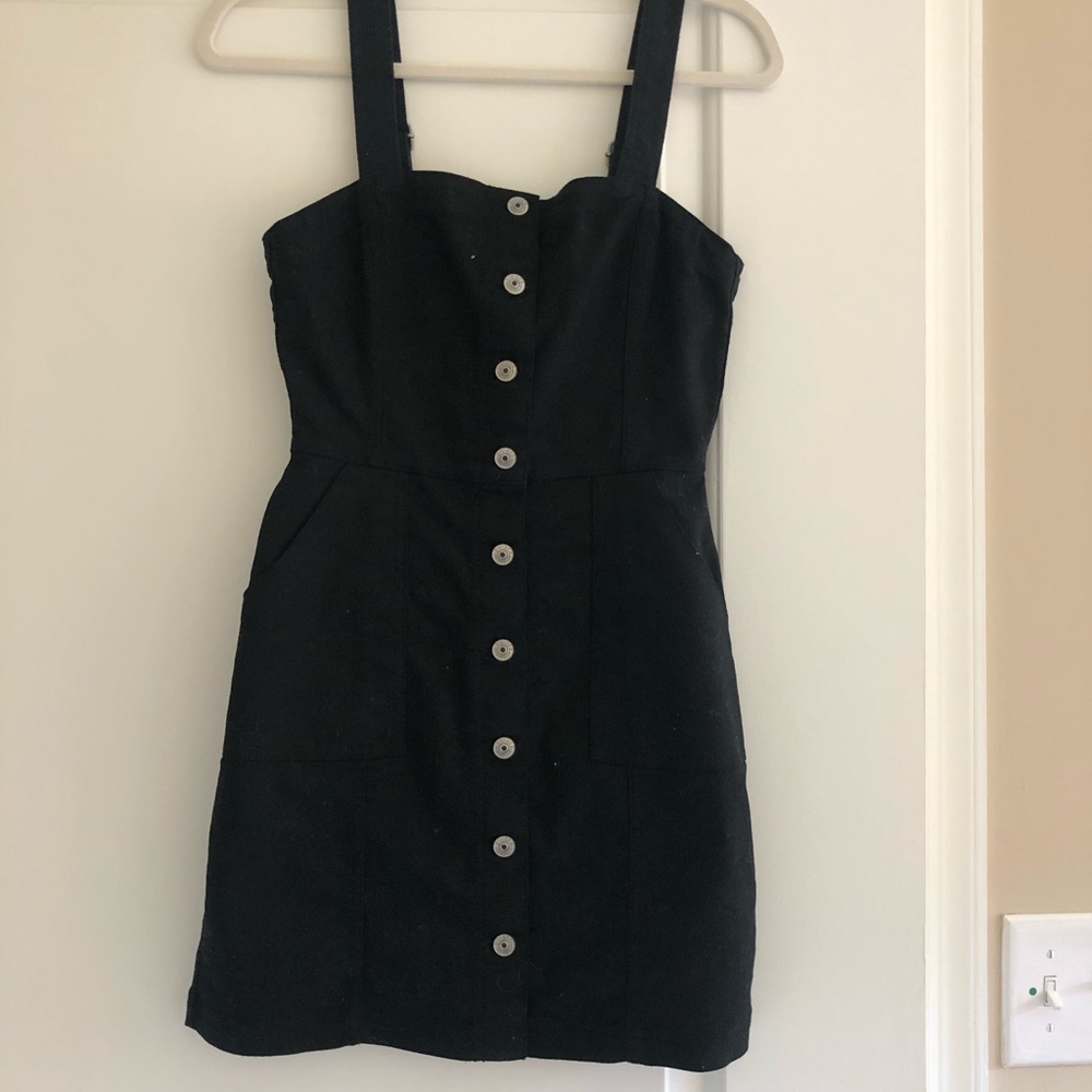 Black button up jumper/dress